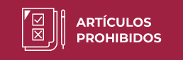 articulos prohibidos